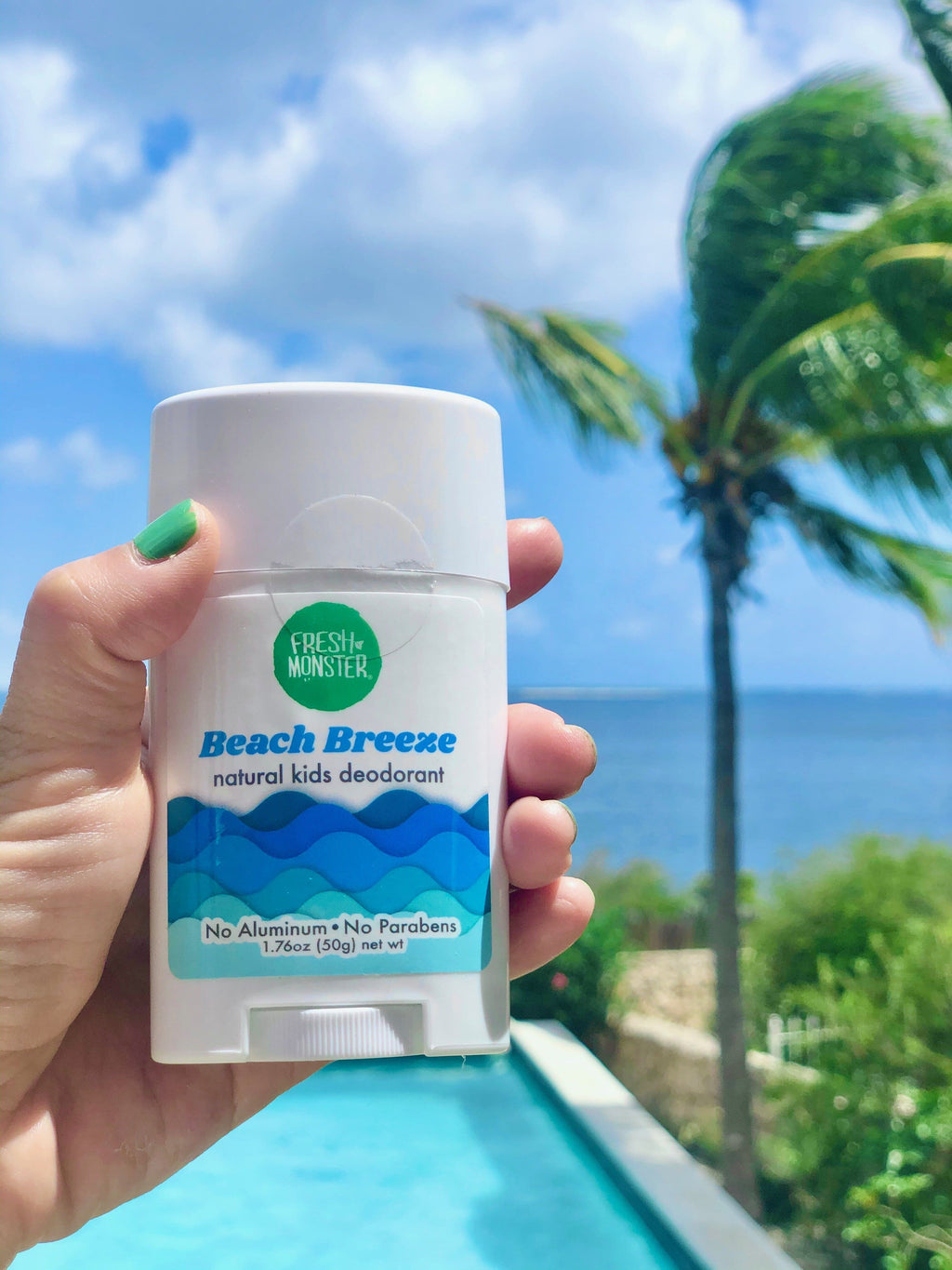 Aluminum-Free Natural Deodorant for Kids and Teens - Fresh Monster