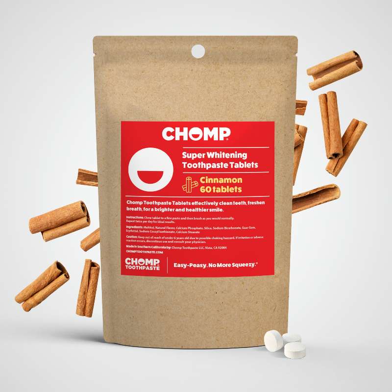 Super Whitening Cinnamon Toothpaste 60 Tablet Refill