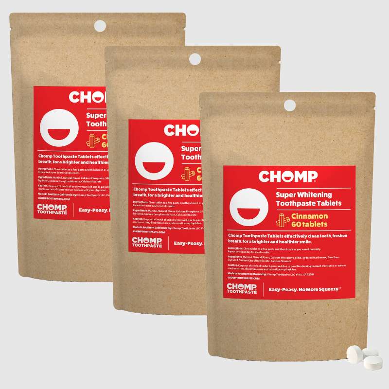 Super Whitening Cinnamon Toothpaste 60 Tablet Refill
