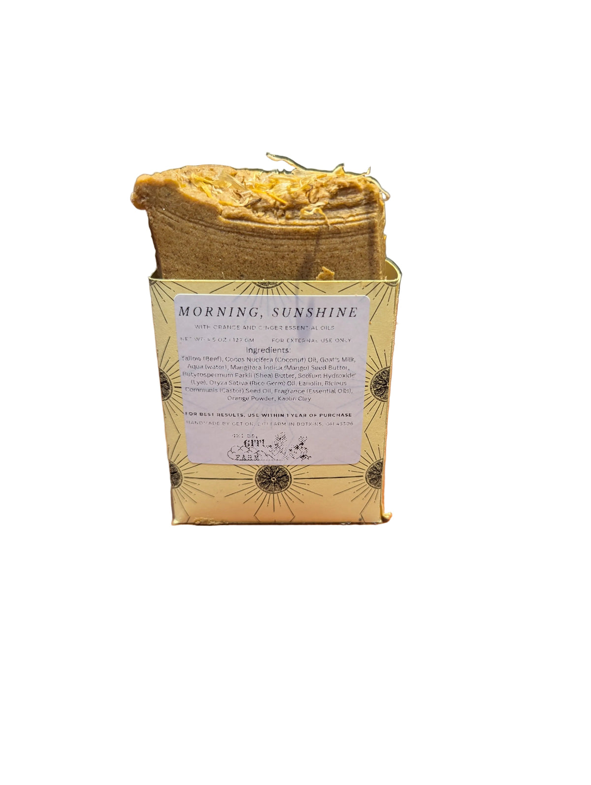 Morning, Sunshine Tallow & Goat Milk Soap Bar