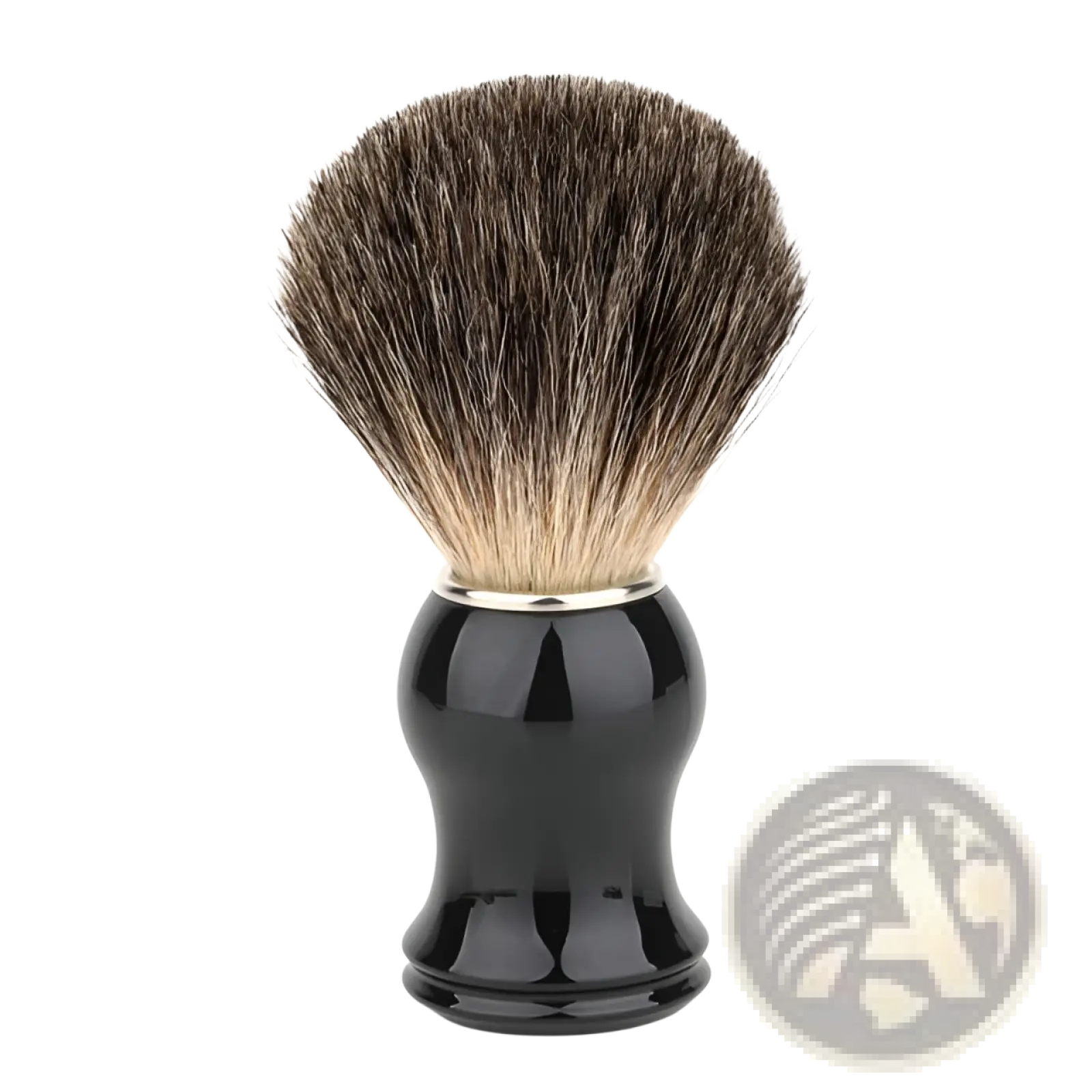 Badger Hair Shaving Brush with Black Ceramic Handle