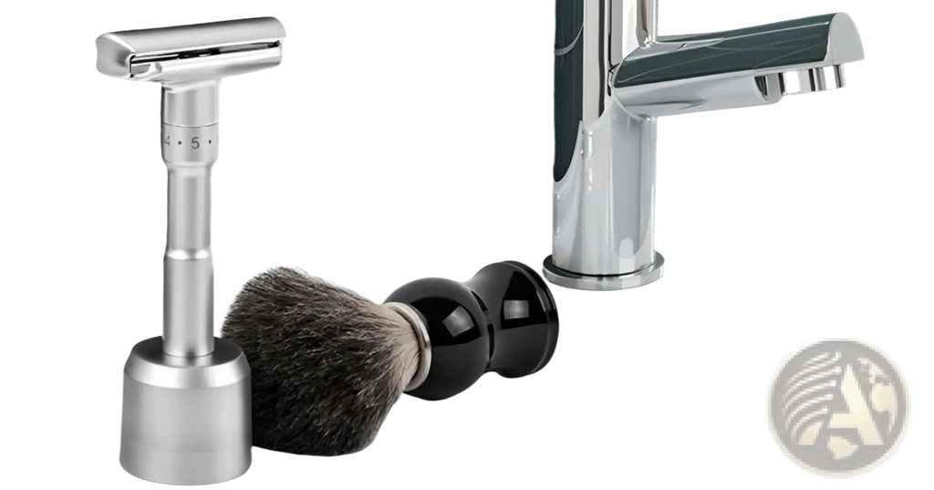 Badger Hair Shaving Brush with Black Ceramic Handle