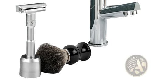 Badger Hair Shaving Brush with Black Ceramic Handle