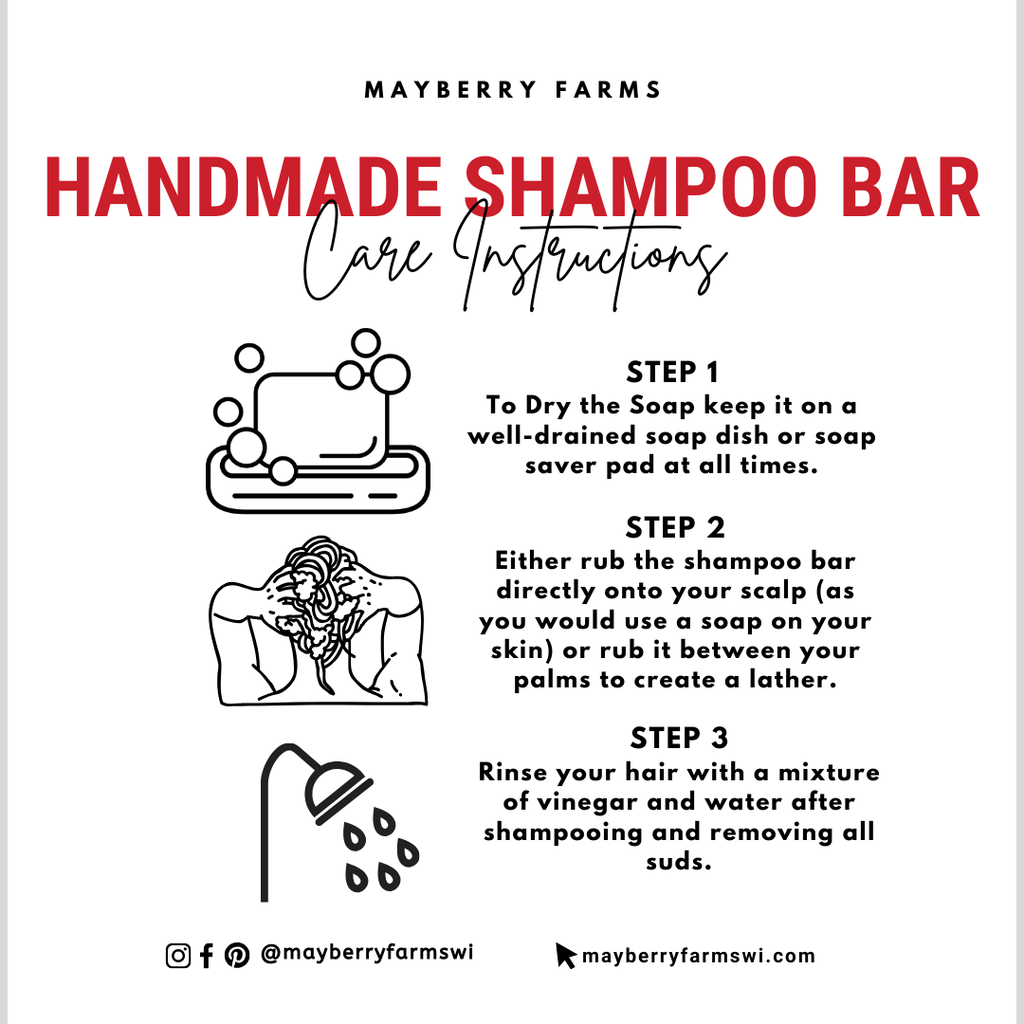 Unscented Shampoo Bar with Goat Milk, Honey & Tallow